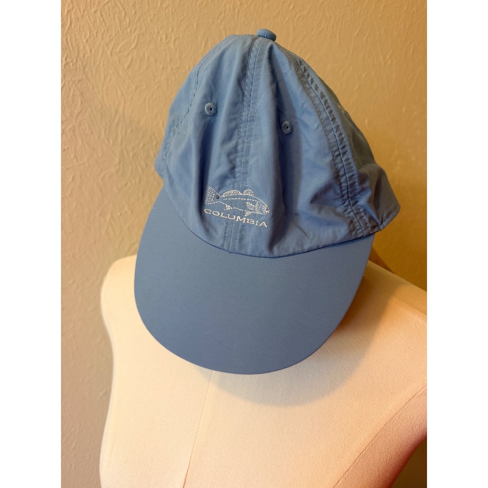 Columbia Unisex Hat OSFA Blue Fish Logo PFG Gorpcore
